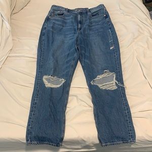 Highest rise American Eagle mom jean